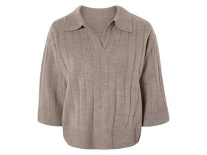 esmara Gebreide dames trui (Beige, XS (32/34))