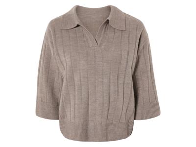 esmara Gebreide dames trui (Beige, XS (32/34))