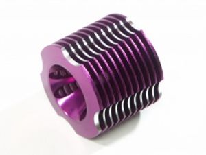 Aluminium heat sink head (purple/11fin)