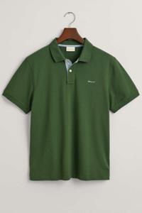 GANT Regular Fit Polo shirt Korte mouw groen