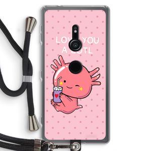 Love You A Lotl: Sony Xperia XZ2 Transparant Hoesje met koord