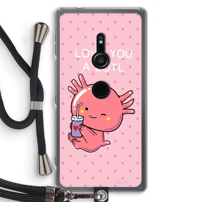 Love You A Lotl: Sony Xperia XZ2 Transparant Hoesje met koord