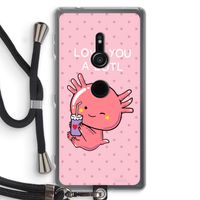 Love You A Lotl: Sony Xperia XZ2 Transparant Hoesje met koord