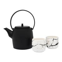 Bredemeijer Kobe Giftset Theepot met Mokken