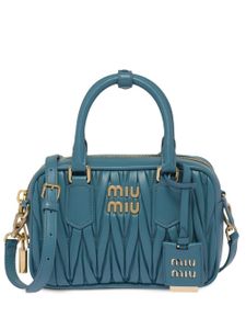 Miu Miu sac matelassé Arcadie - Bleu