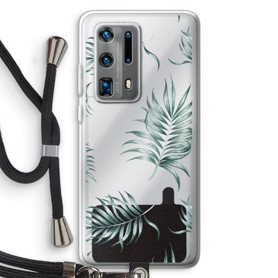 Simple leaves: Huawei P40 Pro Plus Transparant Hoesje met koord