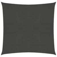 VidaXL Zonnezeil 160 g/m² 6x6 m hdpe antracietkleurig