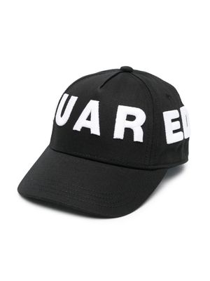 DSQUARED2 KIDS casquette à logo brodé - Noir