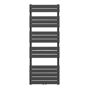 Handdoekradiator BWS Ress Middenaansluiting 160x60 cm Zwart