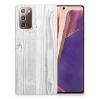 Samsung Note 20 | Bumper Hoesje | White Wood