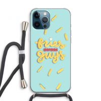 Always fries: iPhone 12 Pro Transparant Hoesje met koord