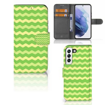 Samsung Galaxy S22 | Telefoon Hoesje | Waves Green