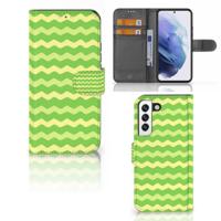 Samsung Galaxy S22 | Telefoon Hoesje | Waves Green Samsung Galaxy S22 | Telefoon Hoesje | Waves Green