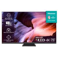 Hisense 75U8KQ LED TV Zwart