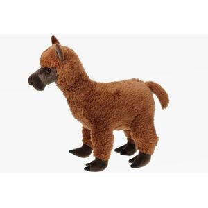 Grote pluche bruine alpaca/lama knuffel 40 cm speelgoed   -