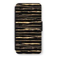 Gouden strepen: iPhone 11 Flip Hoesje