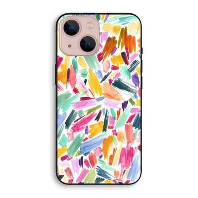 Watercolor Brushstrokes: iPhone 13 mini Biologisch afbreekbaar hoesje