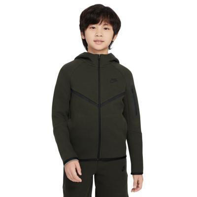 Nike Tech Fleece Sportswear Vest Kids Donkergroen Zwart