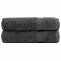 Handdoeken SOLUND 2 st 600 g/m 50x100 cm antracietkleurig Handdoeken SOLUND 2 st 600 g/m 50x100 cm antracietkleurig