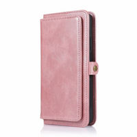 iPhone 15 hoesje - Bookcase - Afneembaar 2 in 1 - Backcover - Pasjeshouder - Portemonnee - Kunstleer - Rose Goud - thumbnail