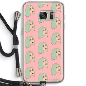 King Kylie: Samsung Galaxy S7 Transparant Hoesje met koord