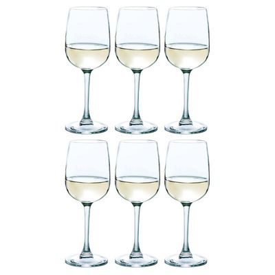 12x Stuks wijnglazen Versailles voor rode wijn 280 ml