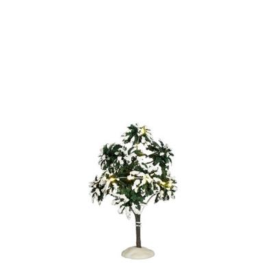 Snowy tree lighted battery operated h15xd10,5cm - Luville