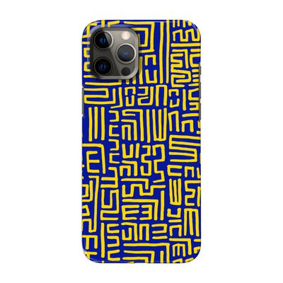 Majorelle Blue Print: Volledig geprint iPhone 12 Pro Max Hoesje