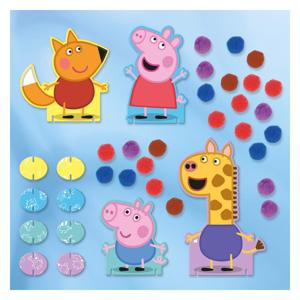 Bambolino Toys Peppa pig pompom plakken