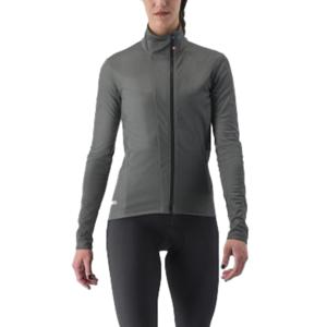 Castelli Transition 2 lange mouw fietsjack grijs dames M