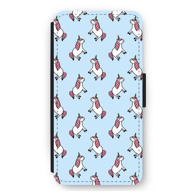 Eenhoorns overal: iPhone 11 Flip Hoesje