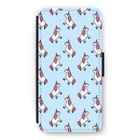 Eenhoorns overal: iPhone 11 Flip Hoesje