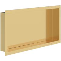 Inbouwnis - Leoni Nima - 30x60x10cm - Geborsteld Goud