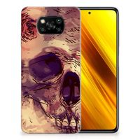 Silicone Back Case Xiaomi Poco X3 | Poco X3 Pro Skullhead - thumbnail