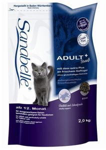 Sanabelle ADULT droogvoer voor kat 2 kg Volwassen Struisvogel, Gevogelte