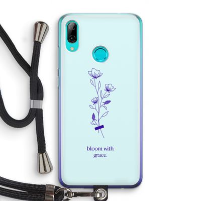 Bloom with grace: Huawei P Smart (2019) Transparant Hoesje met koord