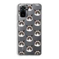 It's a Purrr Case: Xiaomi Redmi Note 10 Pro Transparant Hoesje