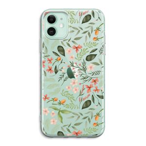 Sweet little flowers: iPhone 11 Transparant Hoesje