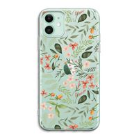 Sweet little flowers: iPhone 11 Transparant Hoesje