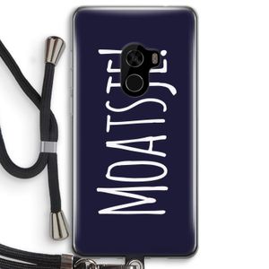 Moatsje!: Xiaomi Mi Mix 2 Transparant Hoesje met koord