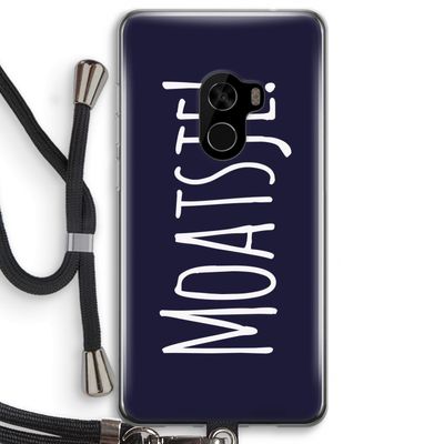 Moatsje!: Xiaomi Mi Mix 2 Transparant Hoesje met koord
