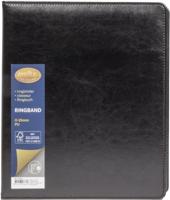 Multo ringmap Hannibal voor ft A5, 17 ringen van 19 mm, zwart kunstleer