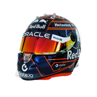 1:4 - Orange Lion Helm 2025 - Max Verstappen - Schaalmodel - Red Bull Racing
