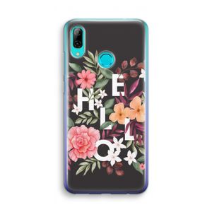 Hello in flowers: Huawei P Smart (2019) Transparant Hoesje