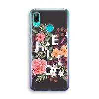 Hello in flowers: Huawei P Smart (2019) Transparant Hoesje