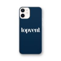 Topvent Navy: iPhone 12 Transparant Hoesje