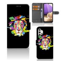 Samsung Galaxy A32 4G Leuk Hoesje Lion Color
