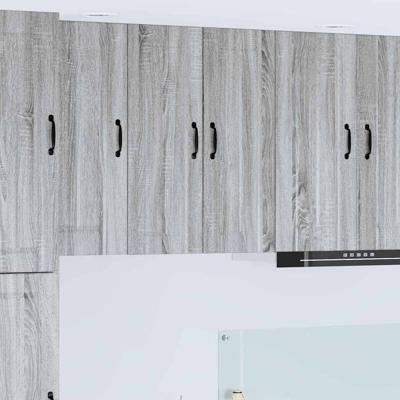 Keukenkast aan de muur met plank Grijs Sonoma 30 x 31 x 80 cm Keukenkast aan de muur met plank Grijs Sonoma 30 x 31 x 80 cm