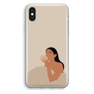 Fresh coffee: iPhone XS Transparant Hoesje