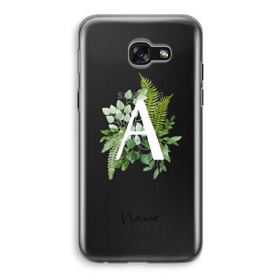 Green Brush: Samsung Galaxy A5 (2017) Transparant Hoesje